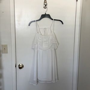 XTaren Spaghetti Strap White Dress 100% Polyester